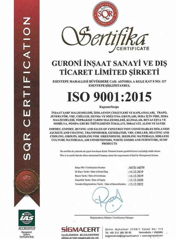 ISO 9001-2015-001 ISO 9001-2015-001